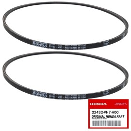 Honda Genuine OEM Honda 22432-VH7-A00 Drive Belt for HRX217 K1 - K6 Mowers - 2 PACK