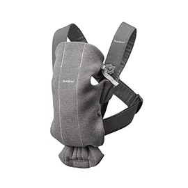 BABYBJÖRN Baby Carrier Mini, 3D Jersey, Dark Grey