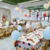 5 Pack Disposable Plastic Tablecloths,Premium Rectangle Table Cover for Yard