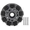 100mm Durable Nylon Rubber Bearing Rollers Omni Wheels for Robot