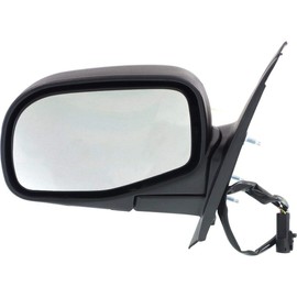 FITRITE AUTO PARTS New Front Left Driver Side Power Door Mirror For 1995-2001 Ford Explorer, 2001-2003 Explorer Sport, Manual Folding, Non-Heated, Textured Black, 5-wire FO1320113 F5TZ17683B