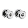 Kwikset Maven Front Door Knob with Lock and Key, SmartKey,