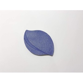 Iwachu 17187 Kamashiki Leaf Silver/EBU 6.1 x 4.1 inches (15.5 x 10.5 cm) Nambu Ironware