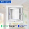 KR KITCHENRAKU Access Panel 100x100 mm - Paintable Easy Access
