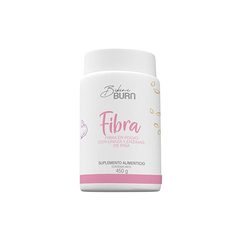 Fibra Soluble en Polvo, Linaza, Nopal, Enzimas. 450 g