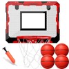 Pro Indoor Mini Basketball Hoop Set for Kids Adults, Basketball