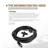 NBWIYQP Replace for 000-0120-37 Yamaha Engine Interface Cable Connects to