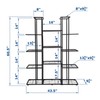 MTB Garden 5 Tier 14 Potted Metal Large Plant Stand