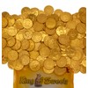 Milk Chocolate Gold Coins 2 Pounds in a Resealable Bulk