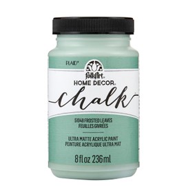 FolkArt Home Décor Chalk Paint, Frosted Leaves 8 fl oz Acrylic Chalk Paint with an Ultra Matte Finish, 51048