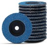 ANBOO Pack of 12 Flap Discs Sanding Discs Sanding Mop