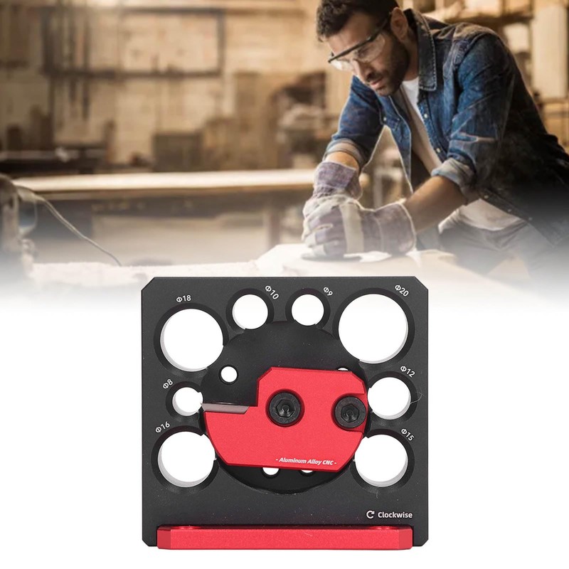 Flexmam 6-Piece Dowel Maker Jig Kit, Metric 8 mm to