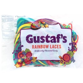 Gustaf's Old Fashioned Rainbow Laces Licorice, 2-Pound Bag