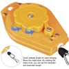 sourcing map Retractable Spring Pulley Tool Holder Hanging Device 3.3-6.6lbs