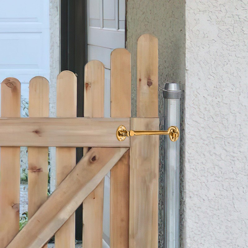 Pack 2 Brass Cabin Hook | 150mm Cabin Door Hook