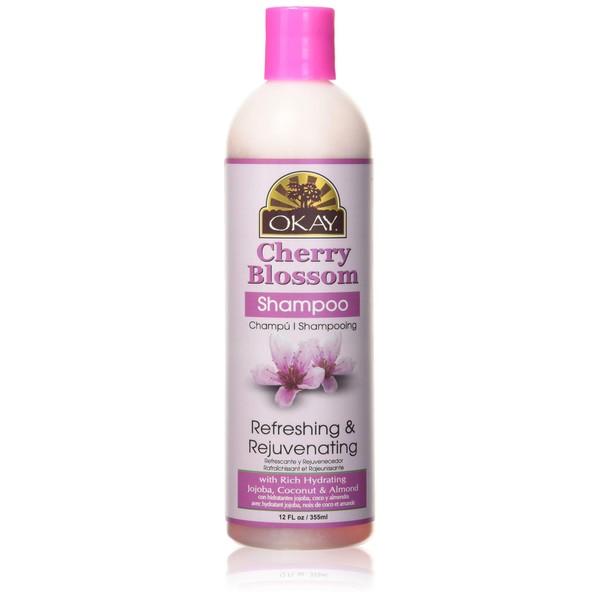 OKAY Cherry Blossom Shampoo, 12 Fluid Ounce