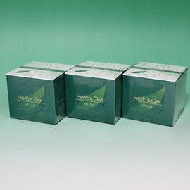 Herb & Gel Natural Herbal Extract Formulation, 4.2 oz (120 g) x 3 Bottle Set (4580109490026)