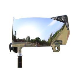 GIKYTEC Football helmet visor Anti-Fog Scratch Resistant Used for riddell speed flex helmet - Football for Youth & Adult (GK0098-plating silver Anti-Fog)