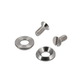 Set: Raised Countersunk Screws Handlebar Cover for Simson KR51/1, KR51/2 Schwalbe, SR4-2 Star, SR4-3 Sperber, SR4-4 Habicht