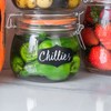 Argon Tableware Chalk Board Labels Stickers for Glass Storage Jars