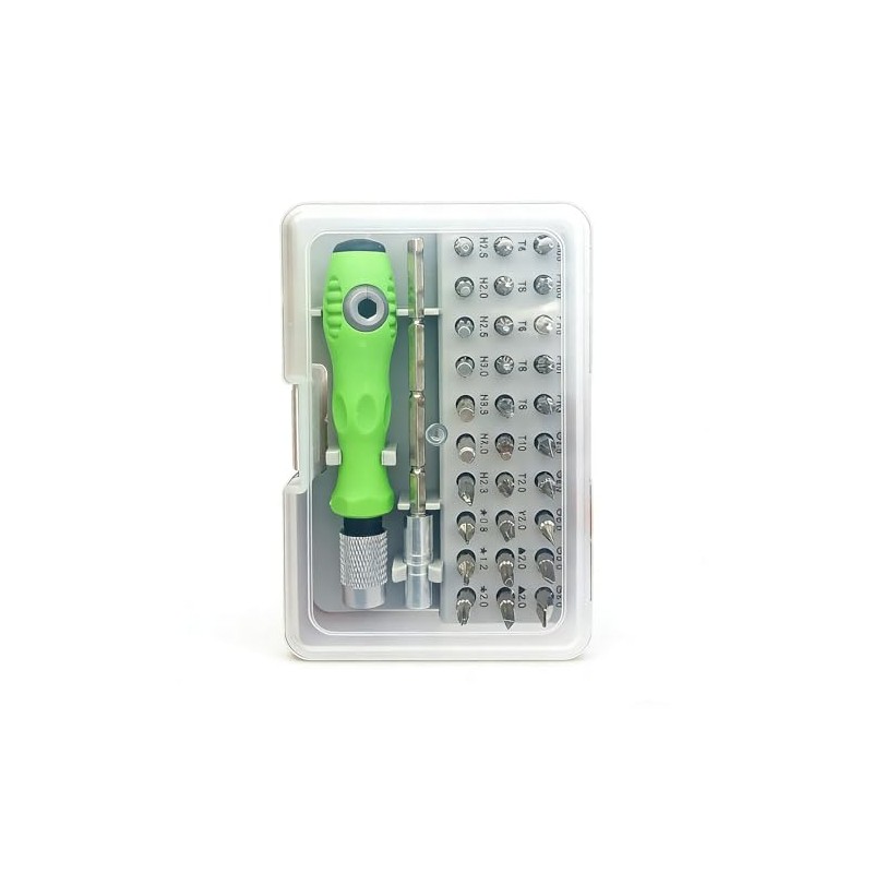 32-in-1 Magnetic Precision Screwdriver Set | Star, Torx, Phillips, Slotted,