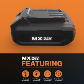 LawnMaster MX24V 2.0Ah Battery – Compatible and Vacmaster 24V Cordless Products 24LB2004-CN
