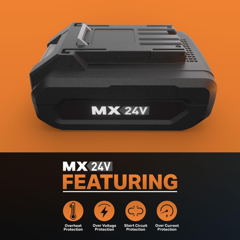 LawnMaster MX24V 2.0Ah Battery – Compatible and Vacmaster 24V Cordless