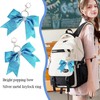Shoyisenka 2 Pcs Bow Keychain, Cheerleading Keychain, Car Keys Chain,