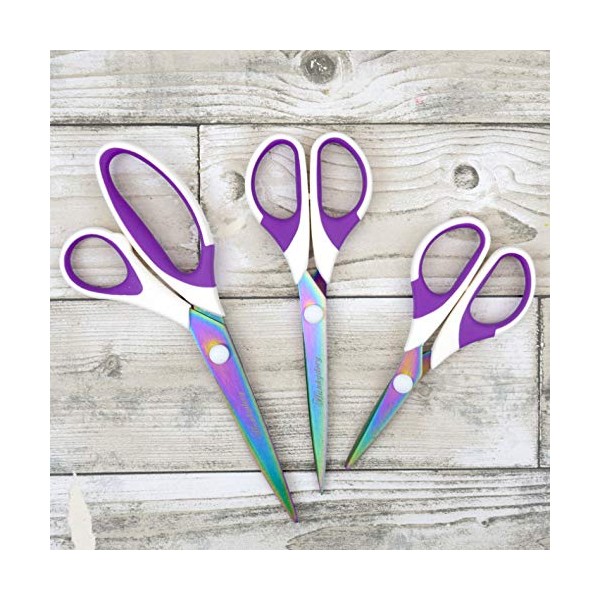 Hunkydory Rainbow Scissor Set Premier Craft Tools - 3 Pairs