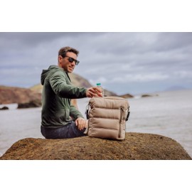 PICNIC TIME Everyday Insulated Backpack Cooler, Soft Cooler Backpack, Insulated Lunch Bag, (Shale Brown)