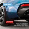 4PCS Car Mud Flaps Rubber Mudguard Soft No Collision Front