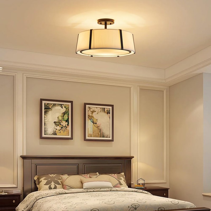 Shrine Lighting Drum Chandeliers, Modern Style, Perfect Ceiling Light Fixture