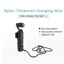Coyktonty Charging Cable for DJI Osmo Pocket 3,USB Type C Port Durable Nylon Thickened