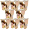 ZEONHAK 8 PCS 2 Inch V Groove Wheel, 1045 Steel
