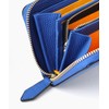 Castelbajac 035625 Round Zipper Long Wallet, Canele Accessories, blue, One
