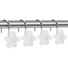 Cute Flower Shower Curtain Hooks, Glow in The Dark, Pretty