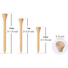 WHAMZ33 W Professional Wooden Golf Tees 2 3/4 inch Tee