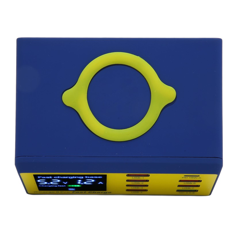 100w USB Charging Station with QC3.0 PD Fast Charging Interface