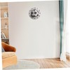 WOONEKY Silent Non Ticking Soccer Wall Clock Modern Decorative Analog