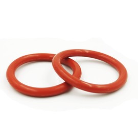 Boxonly 30 PCS O-Rings Silicone Round Seal Grommets 37.8mm OD 32.5mm ID 2.65mm Width O Rings Washer Sealing Ring Gasket Red
