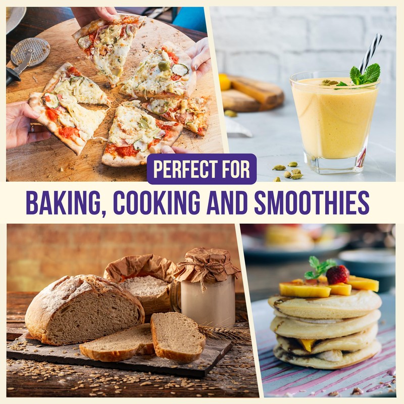 Lupina Organic Gluten-Free Lupin Flour – Pack 1–16 oz- High-Protein,