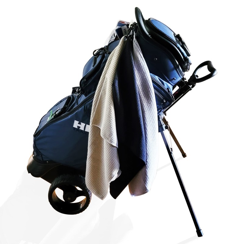 Golfball-Uhu Microfibre Waffle Design Men's Women's Golfball-Uhu Towel Golf Towels