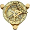 4" Sundial Compass - Solid Brass Sun Dial Royal Nautical