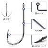 9 KM DWLIFE 90 Degree Black Jig Hooks-100pcs Worm Hooks