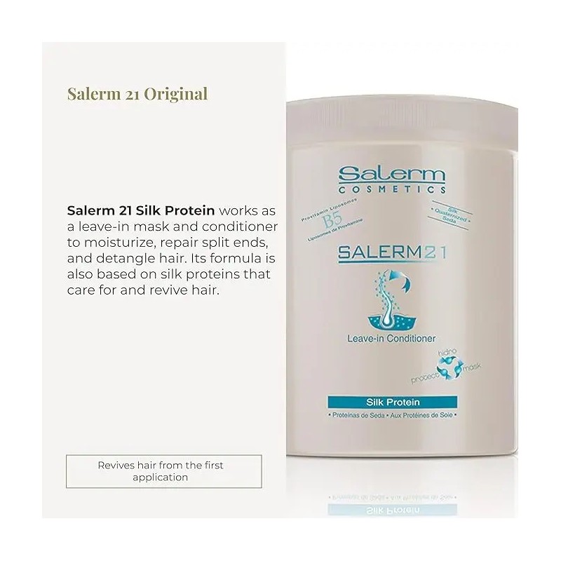 Acondicionador Para Cabello Dañado Y Procesado Salerm 1 L