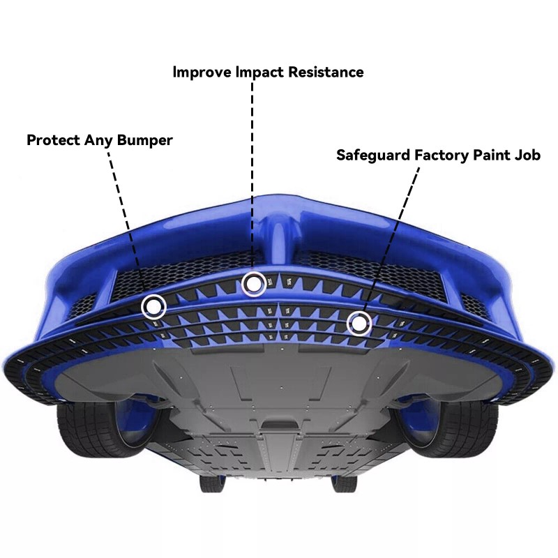 XUKEY Front Bumper Guard Chassis Scrape Protector Universal Anti-Skid Kit