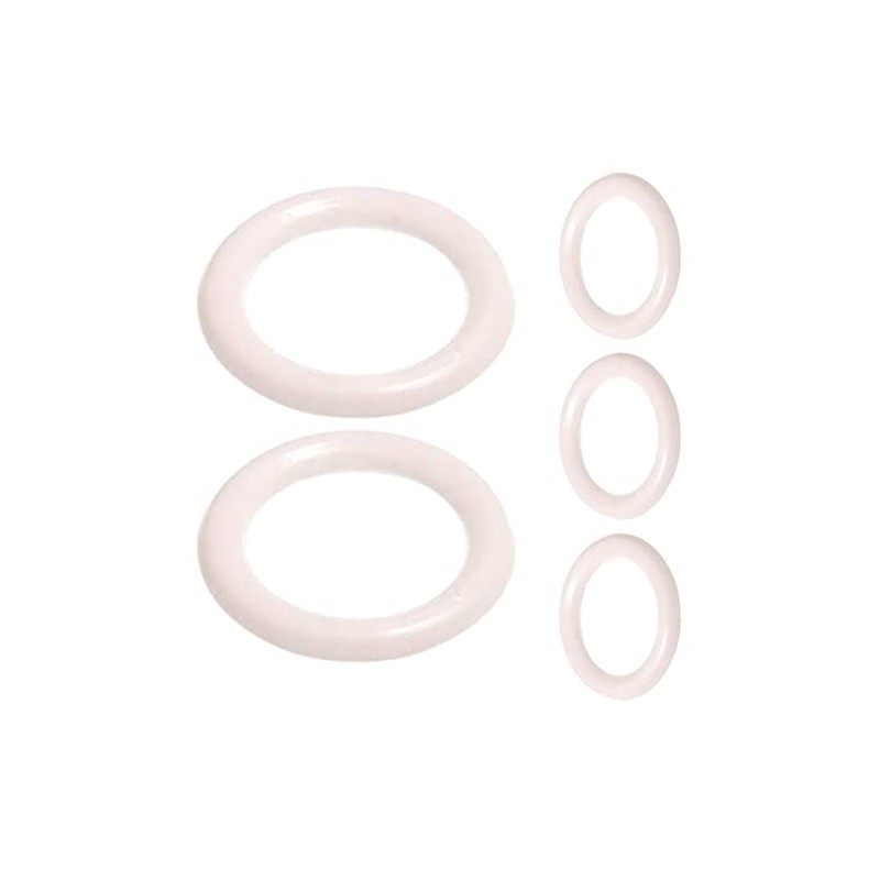 White Curtain Upholstery Rings 16mm – O-Shaped Hollow Roman Blind