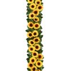Shiny Flower 4 Pcs Artificial Sunflower Garland Silk Sunflower Vine