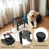 Lewondr Elevated Slow Feeder Dog Bowls, Raised Dog Food Bowls
