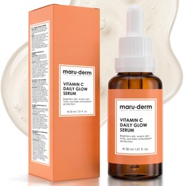 Maruderm Face Serum - Vitamin C Serum for Whitening, Firming & Hydration | Anti-Ageing Serum Against Wrinkles & Dark Spots, 30 ml